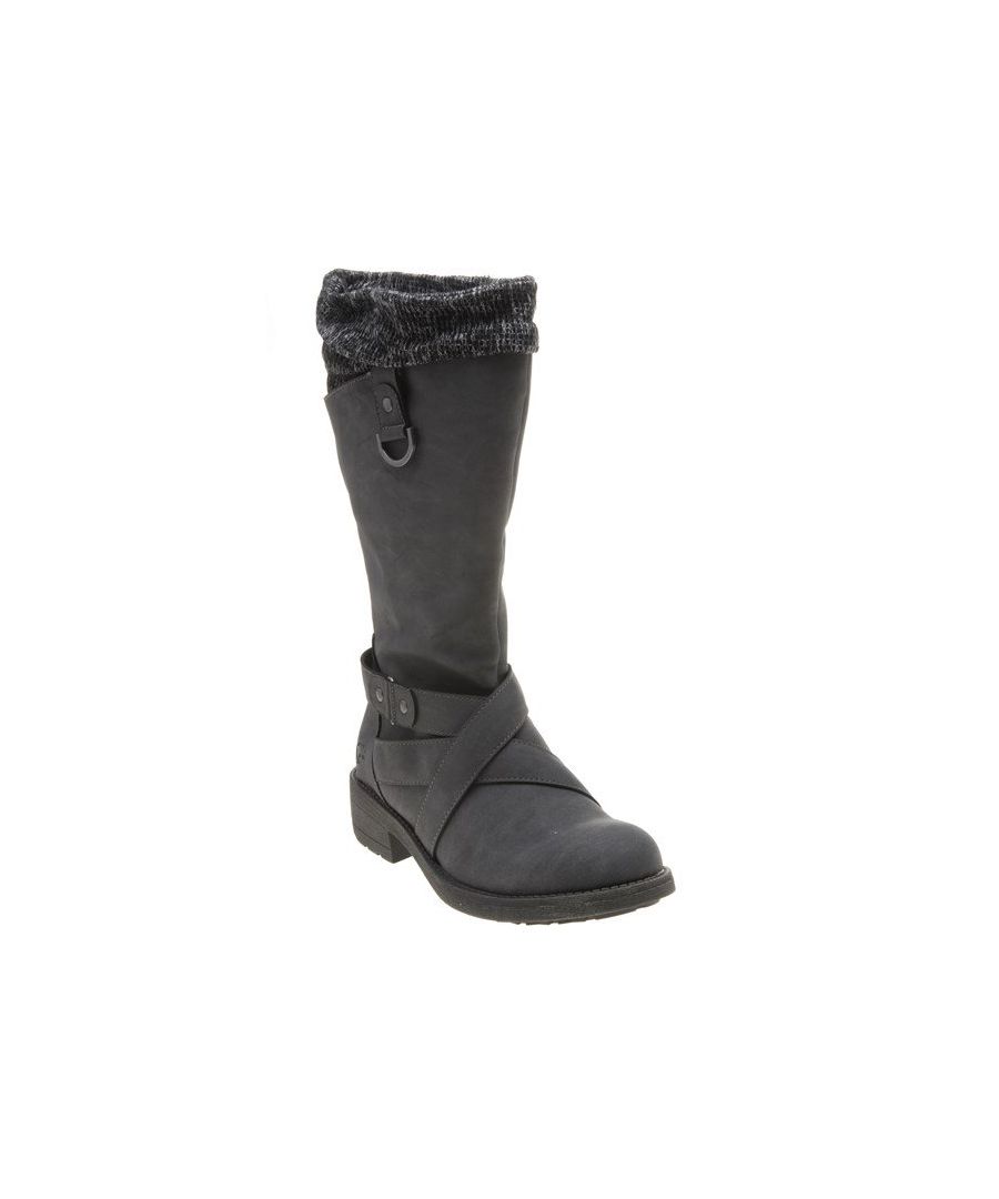 Delivering Style And Substance, The Women's Telsa Boots By Rocket Dog Will Be Your Winter Must Have. Boasting A Fleece Lined Collar And Decorative Buckles, This Fashionable Grey Boot Is Finished With A Rugged Outsole.