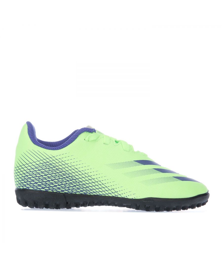 Image for Boy's adidas Junior X Ghosted.4 TF Football Boots in Green