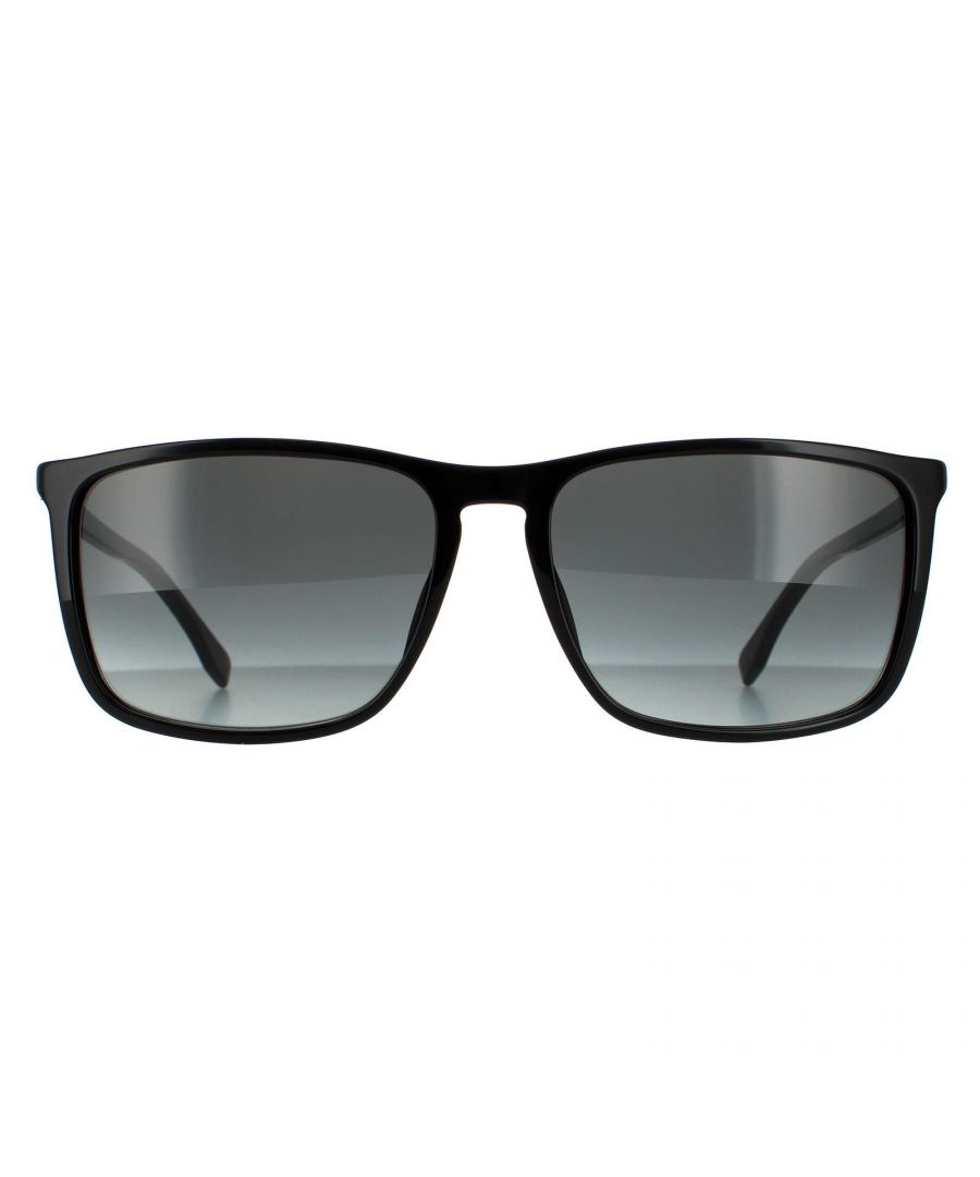 hugo boss polarized matte blue grey square sport