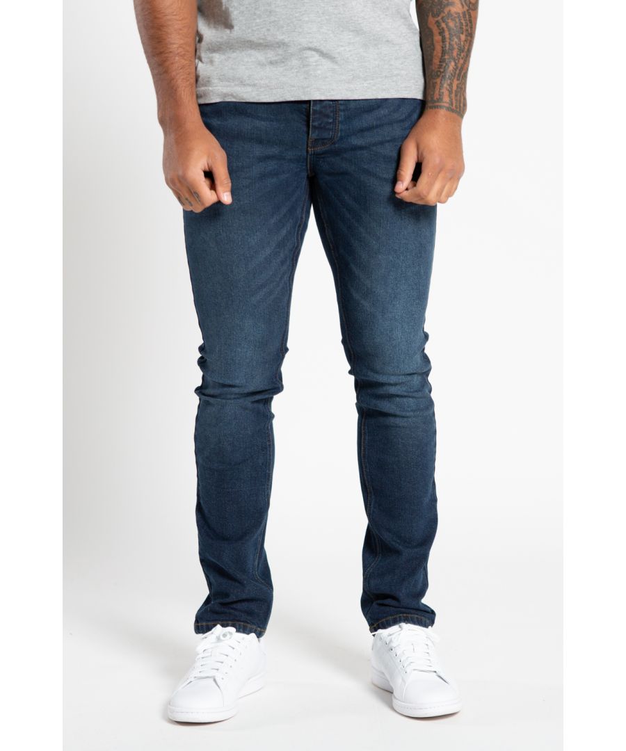 These slim-fit jeans from French Connection are a wardrobe staple, with a stretch fit. Feature belt loops, button fly, classic five-pocket design and French Connection branded waist patch, buttons, and rivets. Made from cotton fabric to ensure high quality and comfortable wear.