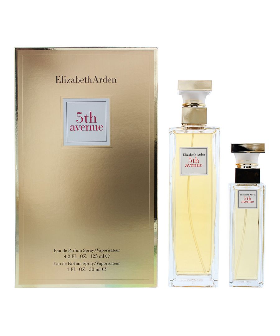 5Th Avenue is a floral fragrance for women, which was created by Ann Gottlieb and launched in 1996 by Elizabeth Arden. The fragrance contains top notes of Lime (Linden Blossom), Lily-of-the-Valley, Lilac, Magnolia, Bergamot and Mandarin Orange; middle notes of Jasmine, Tuberose, Bulgarian Rose, Peach, Ylang-Ylang, Violet, Carnation and Nutmeg; and base notes of Musk, Iris, Sandalwood, Amber, Vanilla and Cloves. The fragrance is a gorgeous clean and classy floral one, particularly nice during Spring and Summer time. The notes are well blended and make for a gorgeous bouquet like scent.