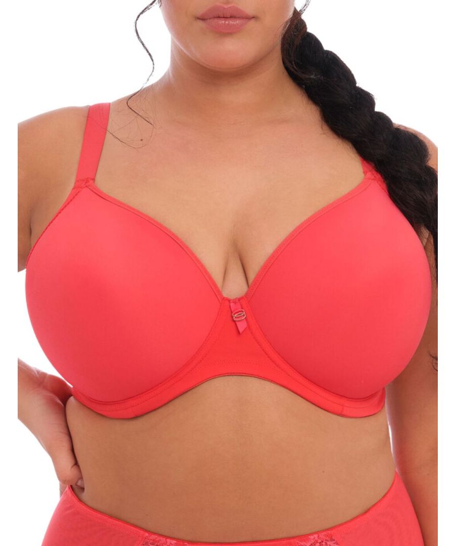 Elomi Womens 8722 Bijou T Shirt Bra - Pink Elastane - Size 38H