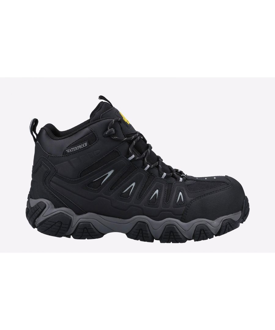 Amblers Safety AS801 WATERPROOF Non-Metal Hiker Mens - Black - Size UK 12