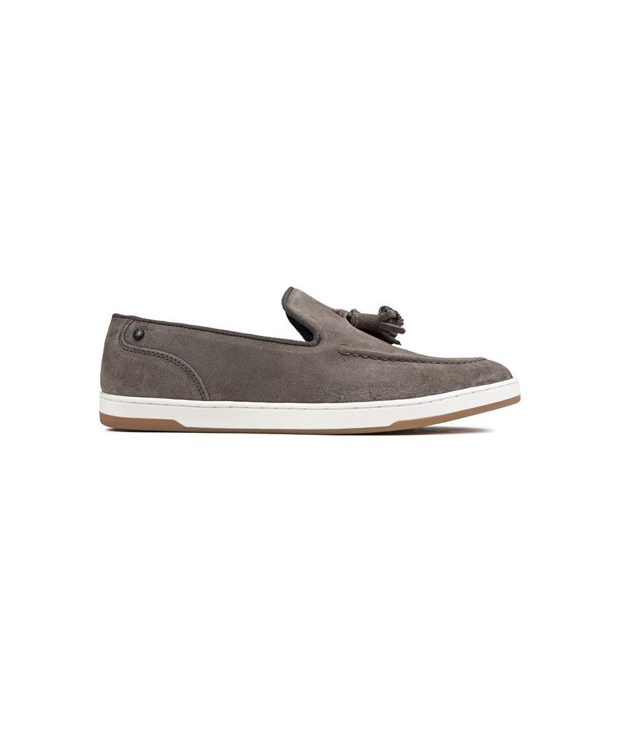 Image for Base London Pogo Suede Grey Shoes