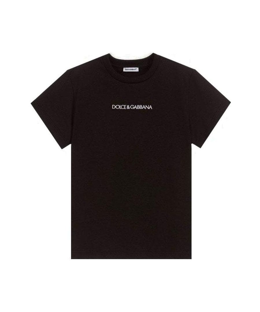 Image for Dolce & Gabbana Boys Logo T-shirt Black