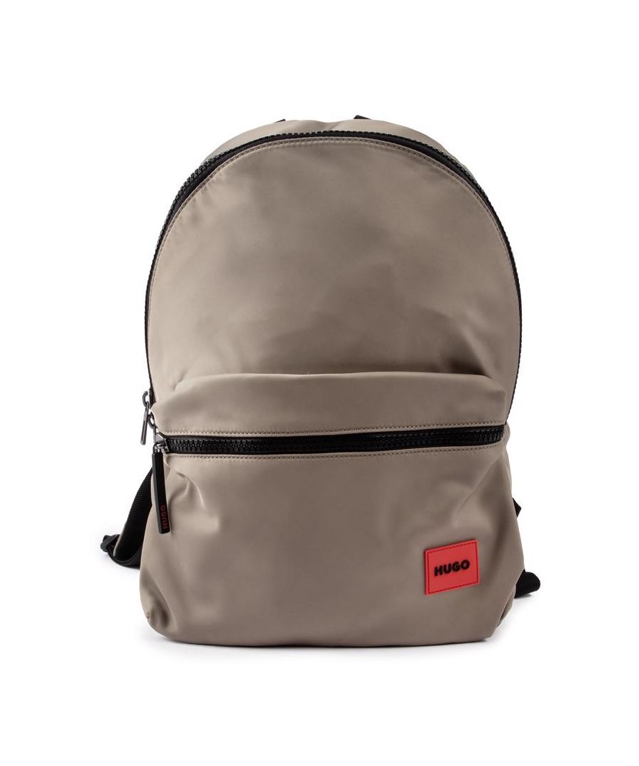 Gear Up And Look Forward To Your Everyday Outings With This Hugo Ethon Backpack. This Designer Bag Has A Strong Polyester Fabric, A Sturdy Zip Opening, With Internal Padded Laptop Section, Spacious Front Pocket And Adjustable Shoulder Straps. The Sophisticated Hugo Branding Ensures Added Style.