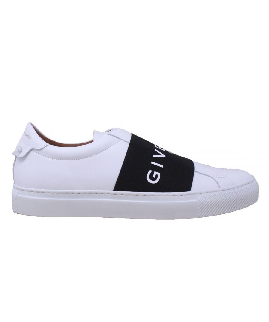 Givenchy BH0003H017 116 Trainers. Givenchy Low White Sneaker. 100% Calfskin Leather. Gold Printed Branding. 100% Rubber Sole. Brand Leather Knots at The Back