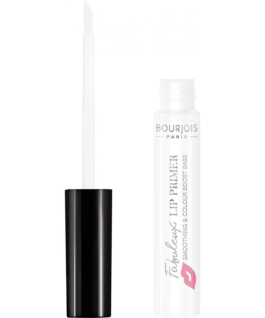 Bourjois fableux Lip primer enhances the wear of your lipstick with stunning effect. Its lightweight formula applies effortlessly, providing an even base on the lips for a blurred and smoothed look. The primer preserves the top colour for long-lasting wear in any condition or can even be worn alone for a semi-matte, nude finish.