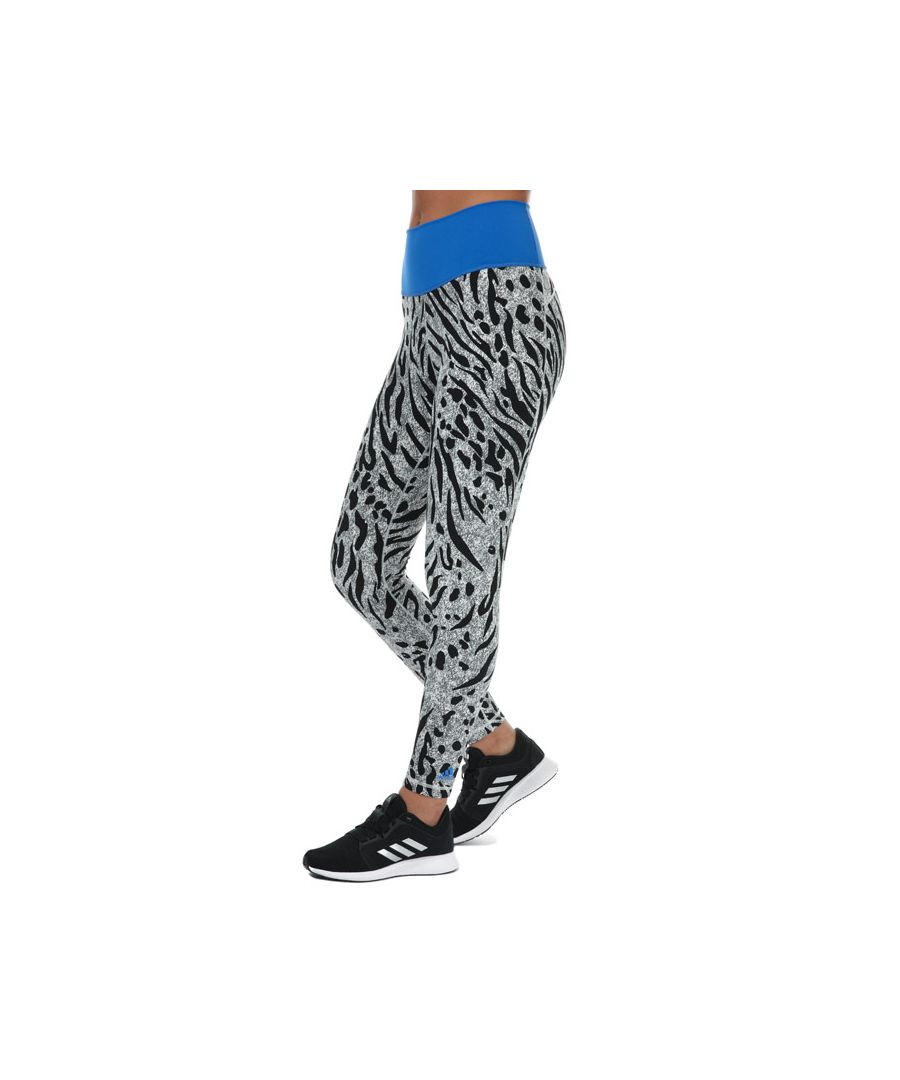 adidas Womenss Believe This 2.0 High-Rise Tights in Grey - Size 2 UK