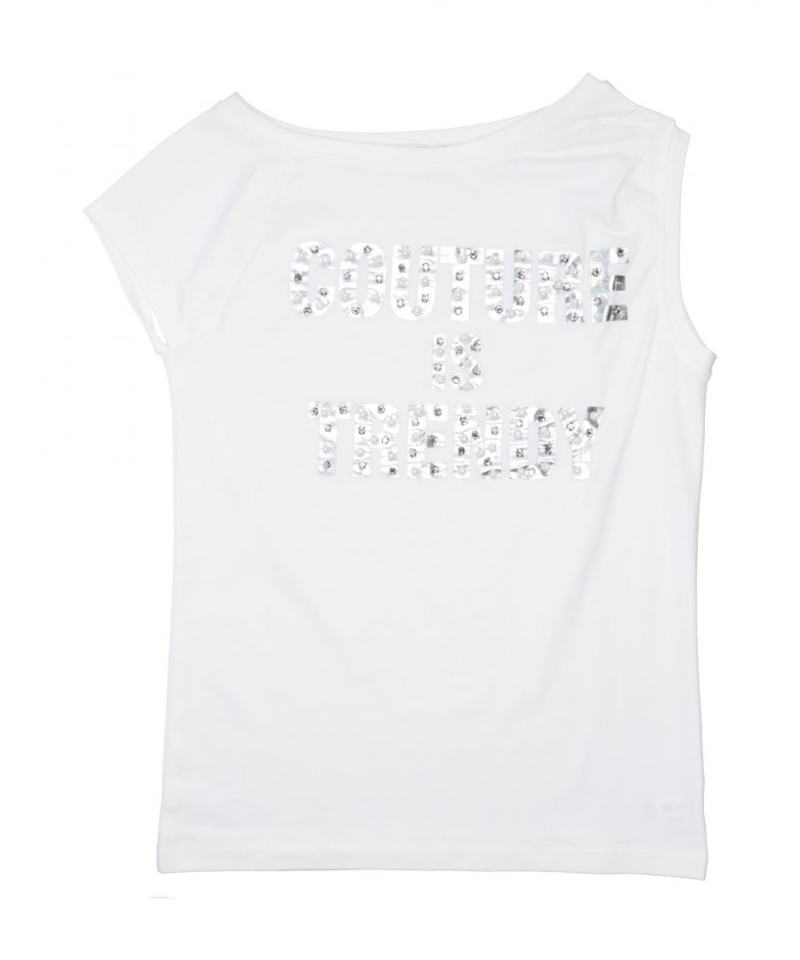 Image for Miss Grant Girls' Cotton T-Shirt in White