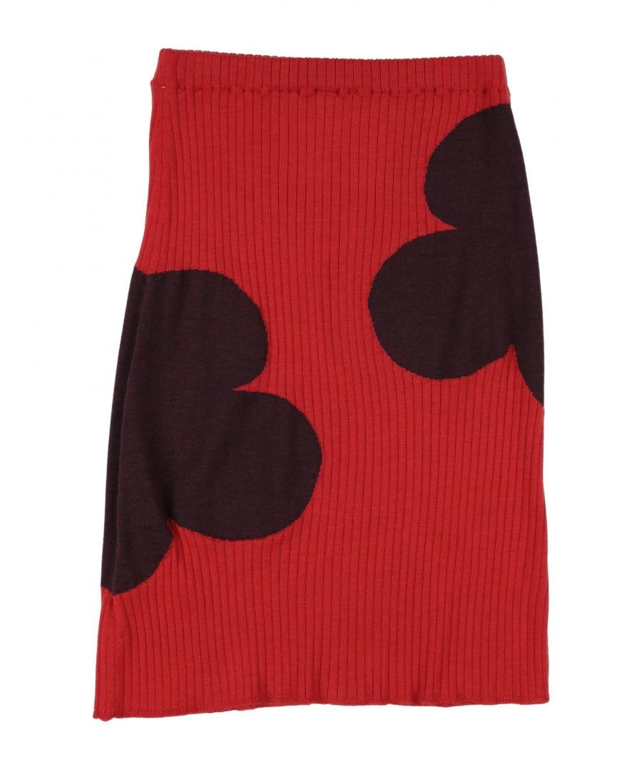 Image for Marni Girls' Skirt Virgin Wool in Red
