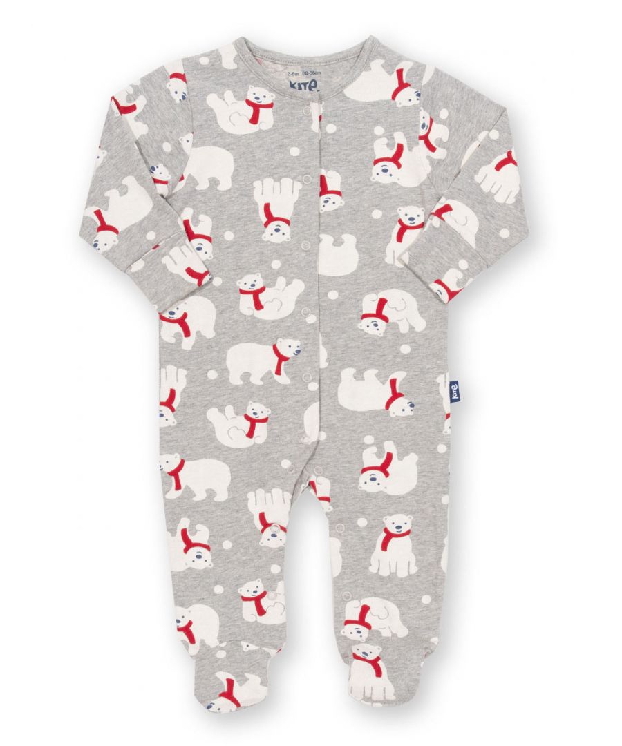 Kite Baby Polar Play Sleepsuit|Size: Newborn|grey