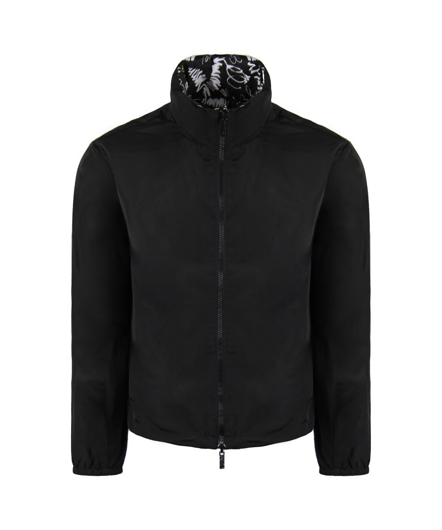Armani Exchange Long Sleeve Zip Up Womens Black Reversible Jacket 3GYB11 YNR9Z 5232