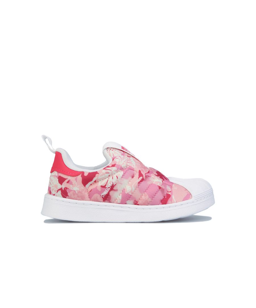 Image for Girl's adidas Originals Infant Superstar 360 Trainers in White pink