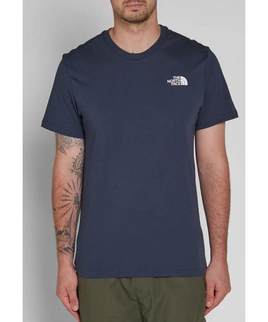 Men’s ‘simple Dome’ T-shirt from the North Face.     Crafted From Soft Pure Cotton.     The Classic Tee Features a Ribbed Knit Crew Neck, Short Sleeves, and a Straight Hem.     Complete With a The North Face Logo to the Chest and Rear.     Woven Branded Tab at the Hem.
