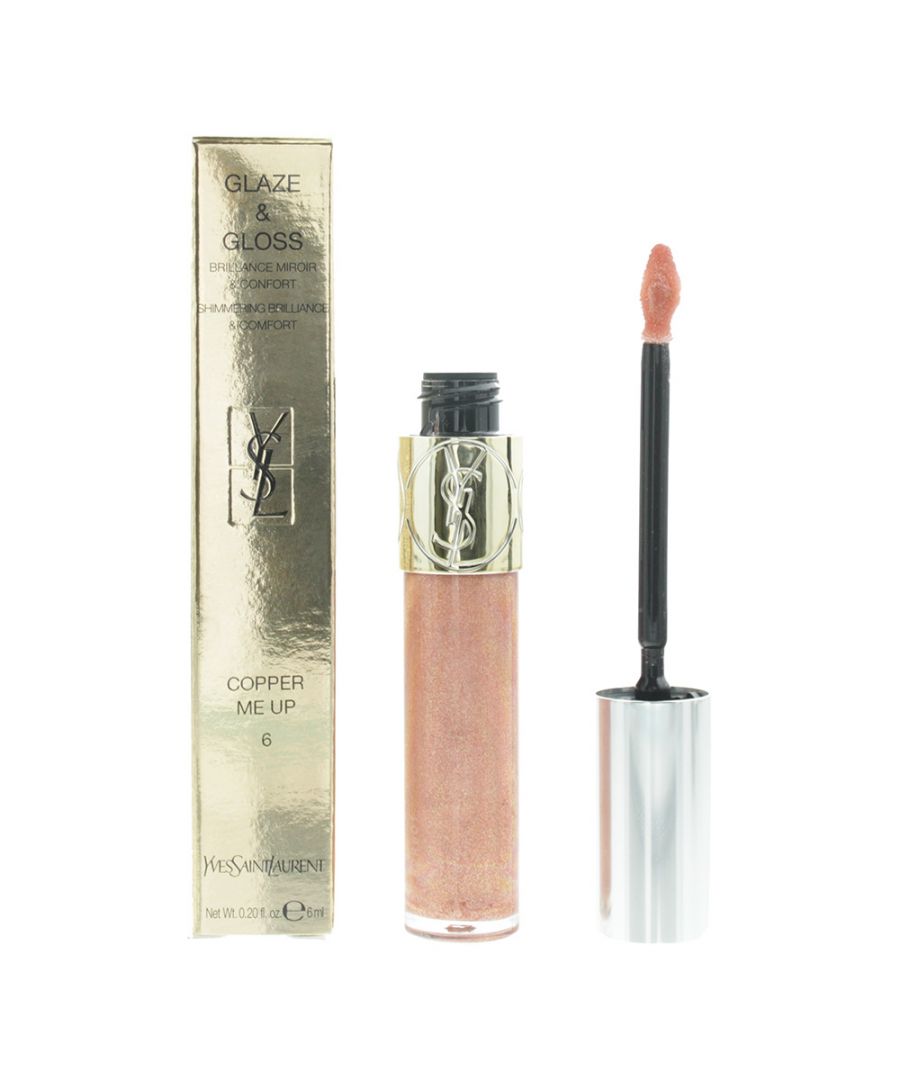 Yves Saint Laurent Glaze & Gloss is a non-sticky lip-gloss that feels weightless on the lips. It's super glossy and shiny with reflective, shimmering finish.