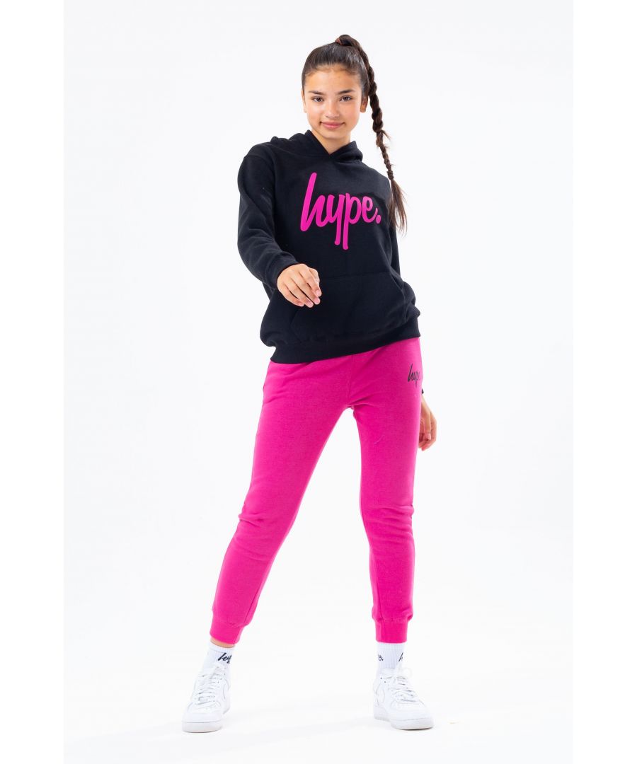 Image for Hype Black Hoodie And Pink Kids Jogger Set