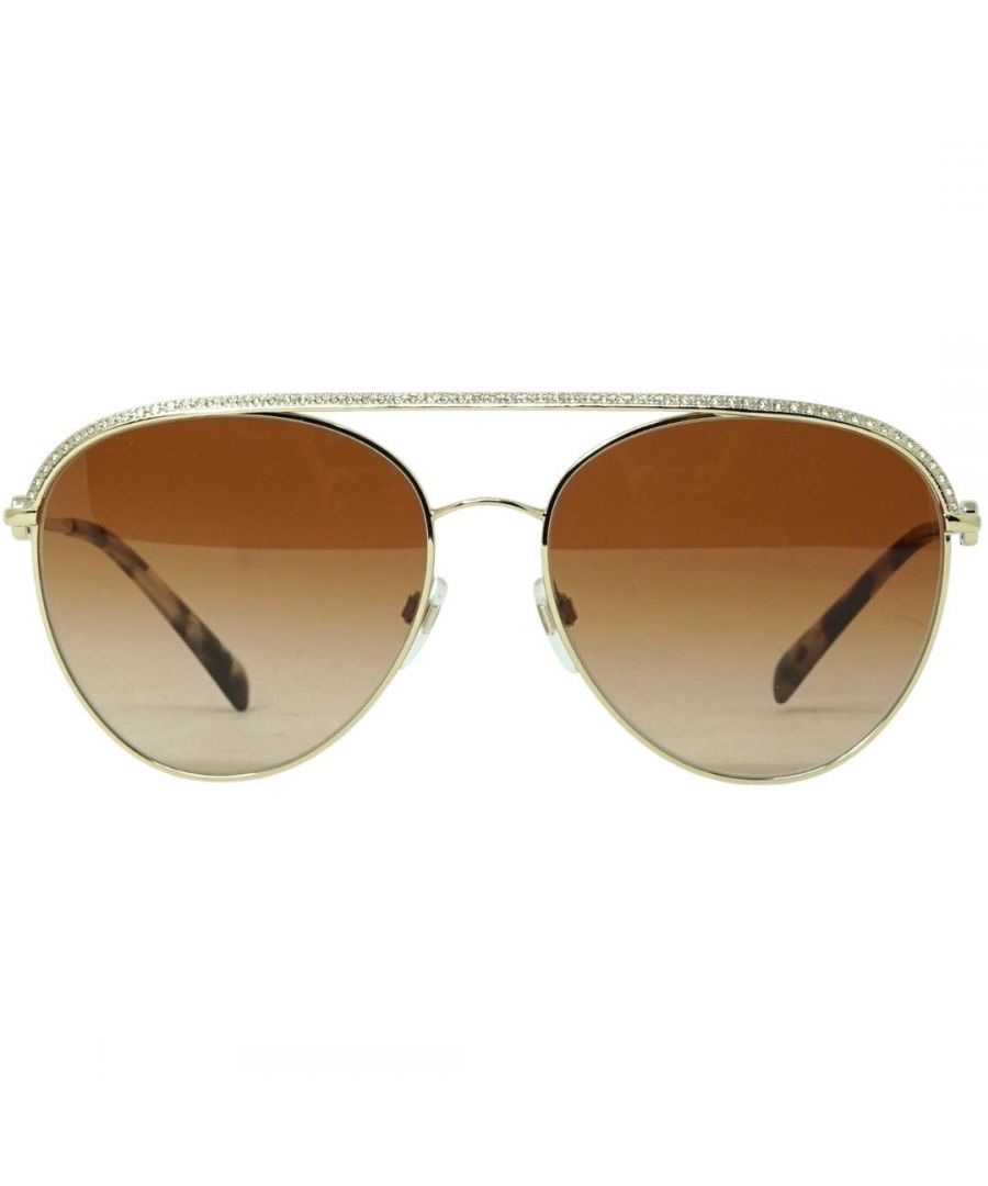 Valentino VA2048 300313 Gold Sunglasses. Lens Width = 57mm. Nose Bridge Width = 16mm. Arm Length = 140mm. Sunglasses, Sunglasses Case, Cleaning Cloth and Care Instructions all Included. 100% Protection Against UVA & UVB Sunlight and Conform to British Standard EN 1836:2005