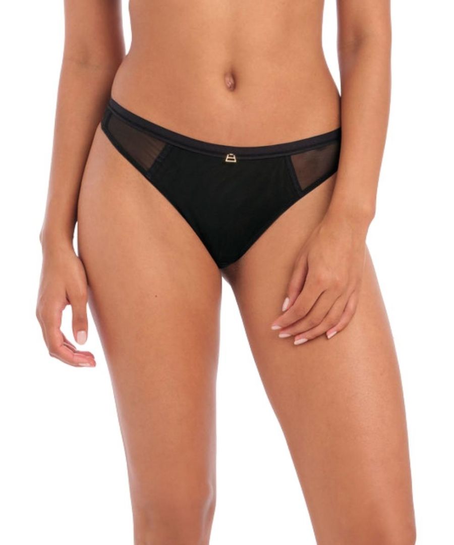  Womens Snapshot Thong - Black - Size X-Small