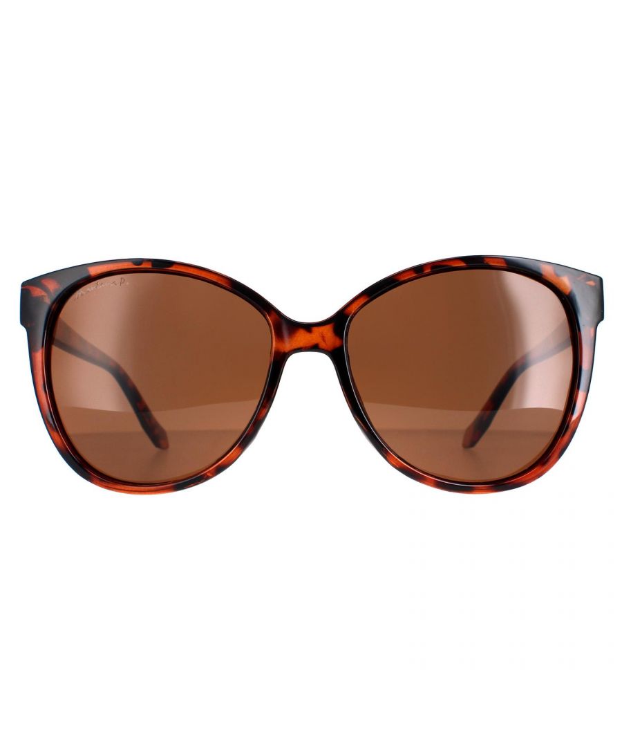 Montana Cat Eye Womens Shiny Tortoise Brown Polarized MP74B  Sunglasses are a sleek and sophisticated accessory that combines fashion and function in one stylish package. With their streamlined design and lightweight acetate construction, these sunglasses are the perfect choice for anyone who wants to look great while also protecting their eyes from the sun.