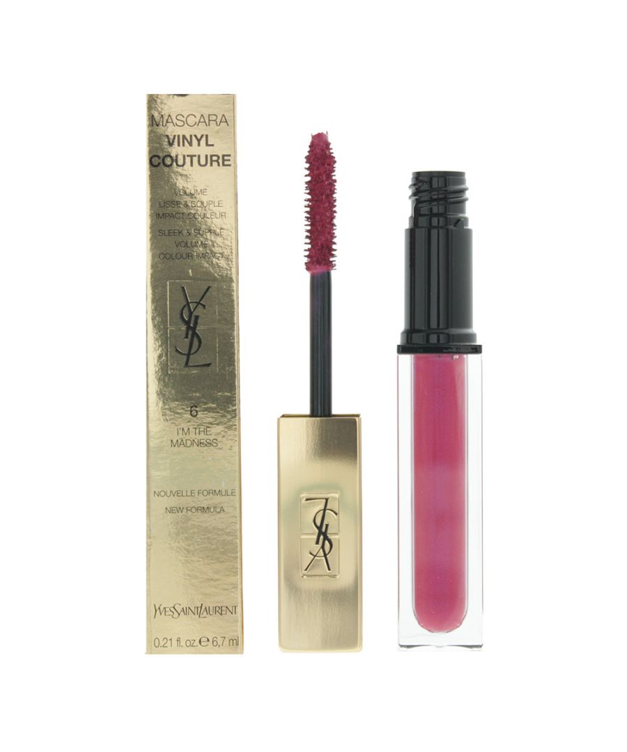 Yves Saint Laurent Mascara Vinyl Couture 6 I'm The Madness adds volume, curl and definition to lashes as well as deep saturated and super shiny colour.