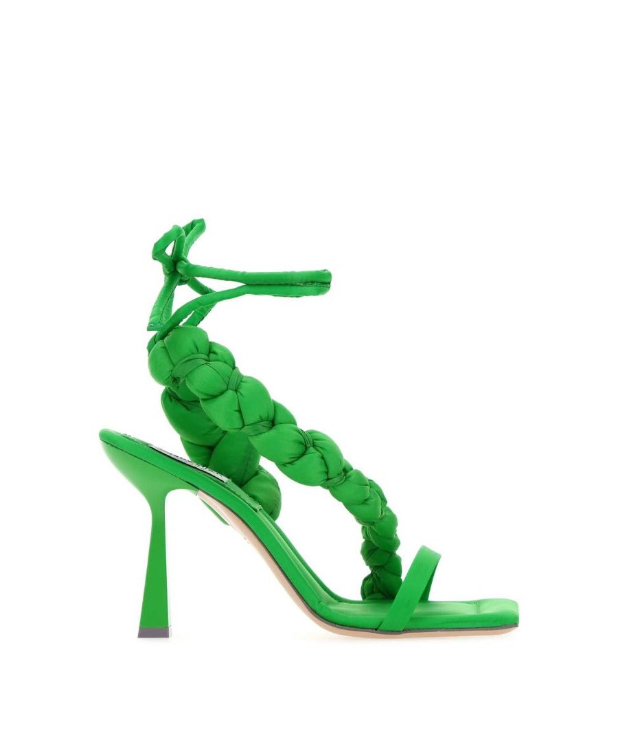 Green nylon Untangled sandals