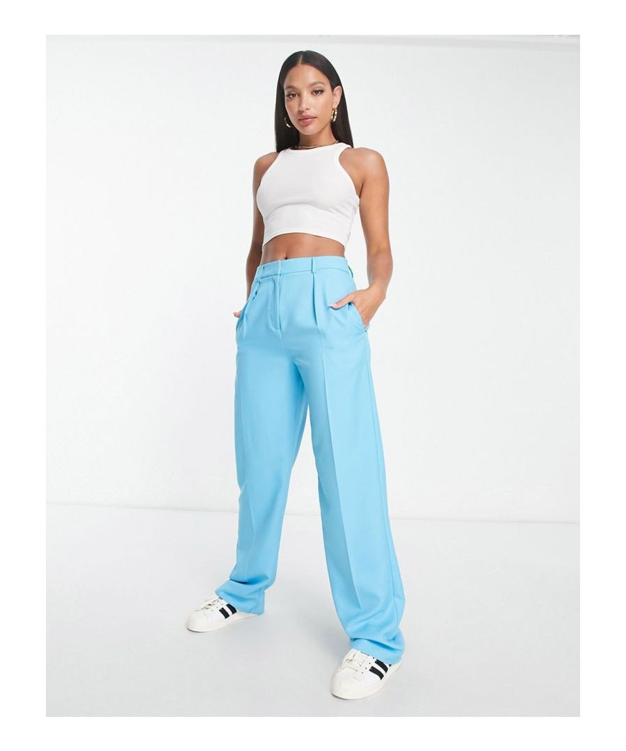 Trousers by ASOS Tall Treat your lower half High rise Belt loops Side pockets Relaxed fit Sold by Asos
