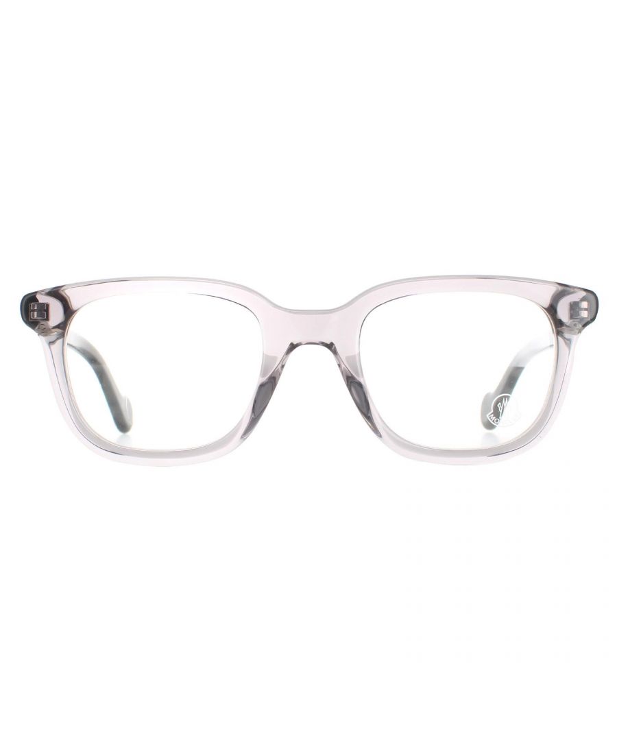 Moncler Rectangular  Mens Grey ML5003  ML5003 are a stylish rectangular style crafted from lightweight acetate. The Moncler logo is presented on the temples for authenticity.