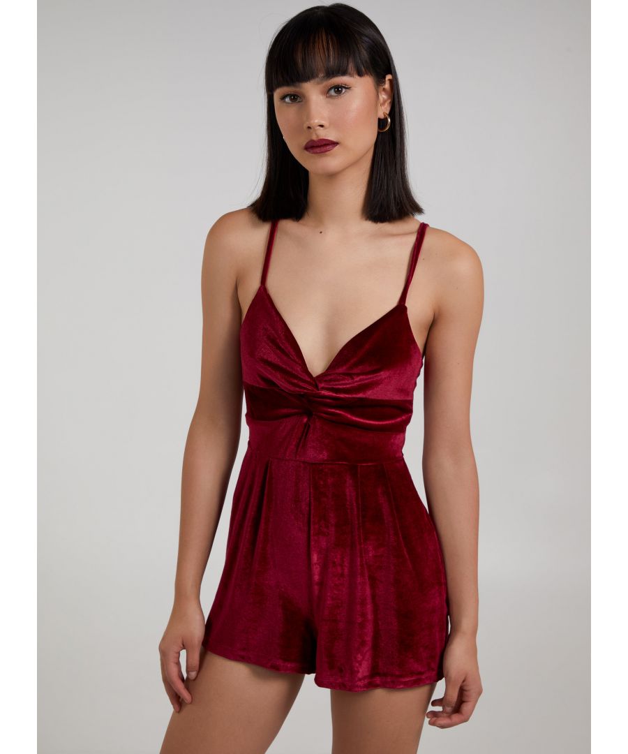 Velour is being a huge part of the party wear scene once again. Add this playful little number to your partywear wardrobe. Composition: 95% Polyester, 5% Elastane. Wash With Similar Colour. Dry Flat. Iron On Reverse.