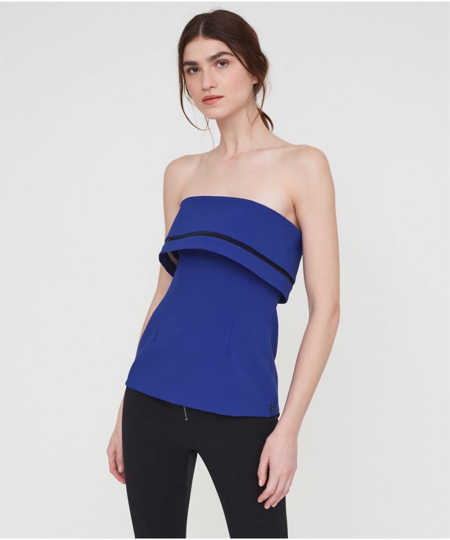 Image for Womens Outline London The Myers Top in Blue
