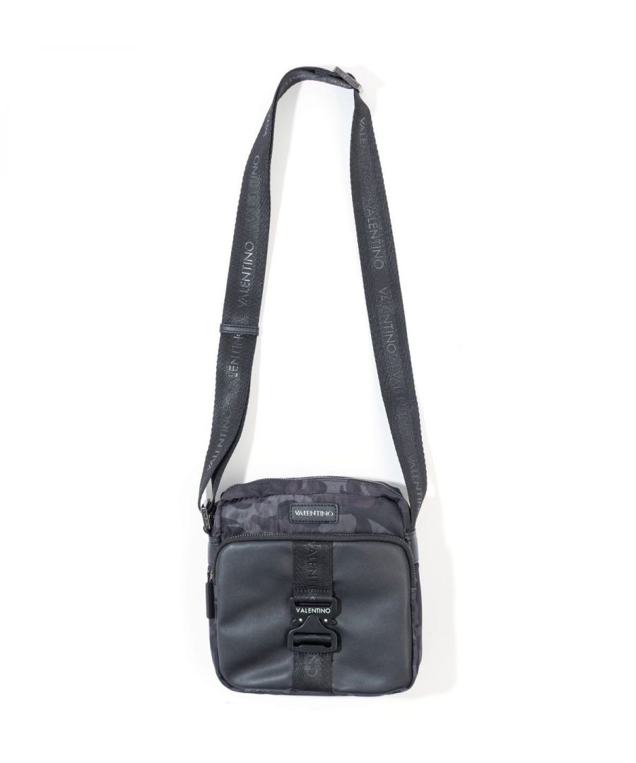 Image for Valentino Grappa Square Crossbody Bag - Black Camo