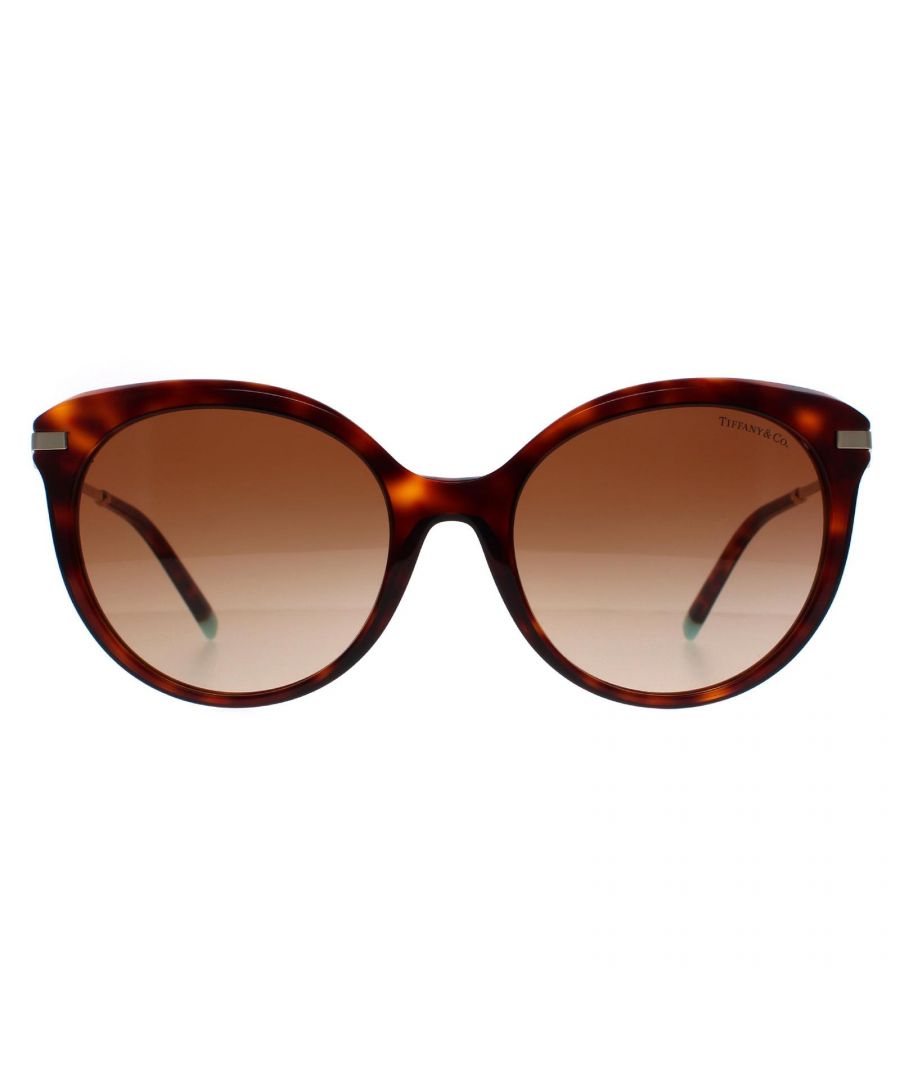 Tiffany & Co Cat Eye Womens Havana Brown Gradient TF4189 - One Size