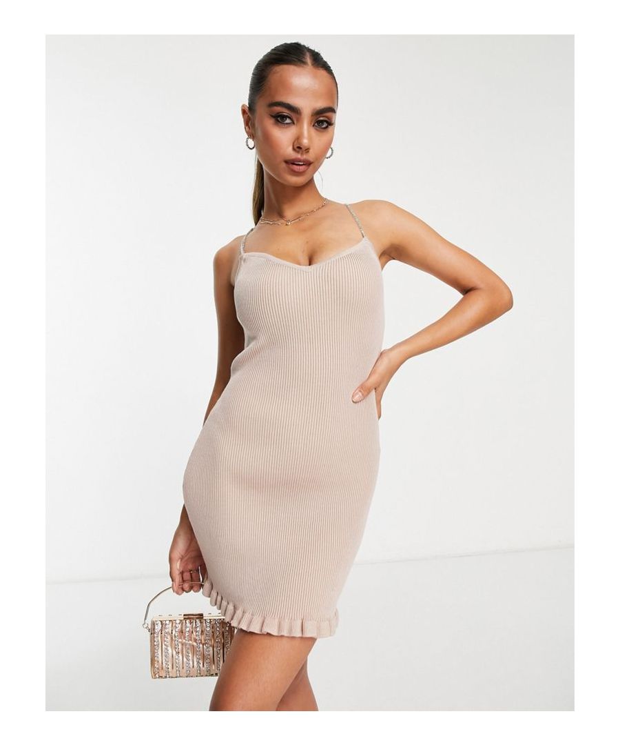Dresses by Miss Selfridge This dress + you = perfect match V-neck Diamante straps Bodycon fit Sold by Asos