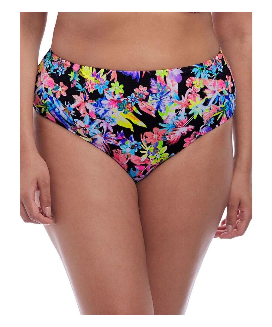 Elomi Womens 7174 Electroflower Bikini Brief - Multicolour - Size 24 UK