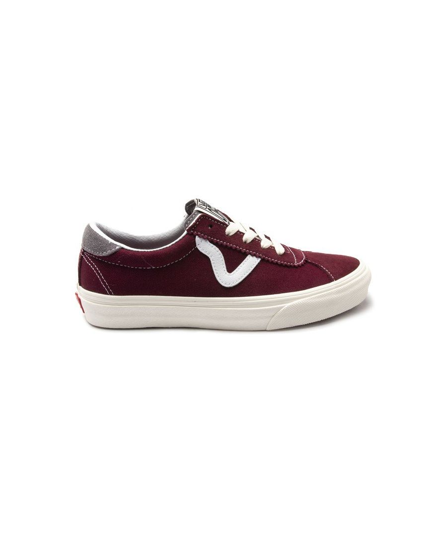 The Retro Sport Vans Sport Is A Retro Lace-up Style Featuring Sturdy Suede Uppers With Leather Accents, Old School V Side Stripes, Padded Collars, And Signature Rubber Waffle Outsoles.