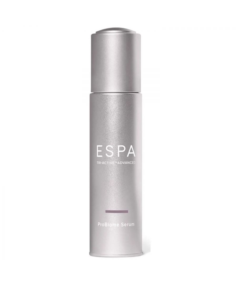 Clinically proven to enhance skin firmness by 16% and elasticity by 9%. *\n\nAn intensive pre and probiotic treatment serum clinically proven to help increase the biodiversity of the skin's microbiome, boosting resilience to lifestyle stressors and helping to increase firmness and elasticity. \n\nThe unique ProBiome Complex contains Peony extract to revitalise, energise and purify the appearance of the skin. Chinese Butterfly Bush helps filter blue light, while an uplifting Neroli blend soothes and calms the senses. \n\nSuitable for all skin types. \n\n*On average. Use twice daily over 4 weeks. Tested on 20 people.