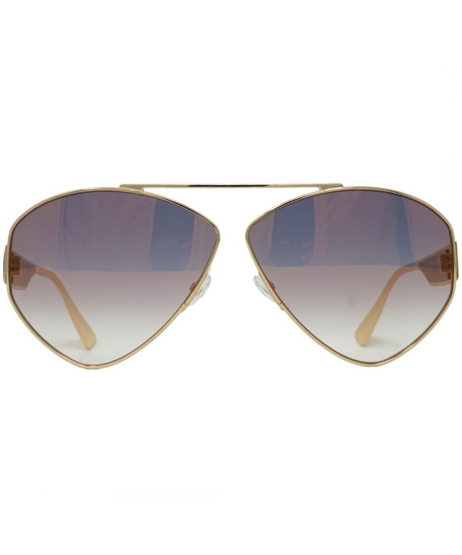 Moschino MOS084/S J5G FQ Gold Sunglasses. Lens Width = 65mm. Nose Bridge Width =08mm. Arm Length = 140mm. Sunglasses, Sunglasses Case, Cleaning Cloth and Care Instructions all Included. 100% Protection Against UVA & UVB Sunlight and Conform to British Standard EN 1836:2005