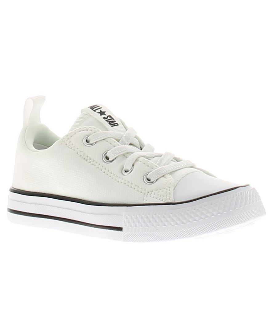 Image for Converse ctas superplay younger boys canvas shoes pumps trainers white