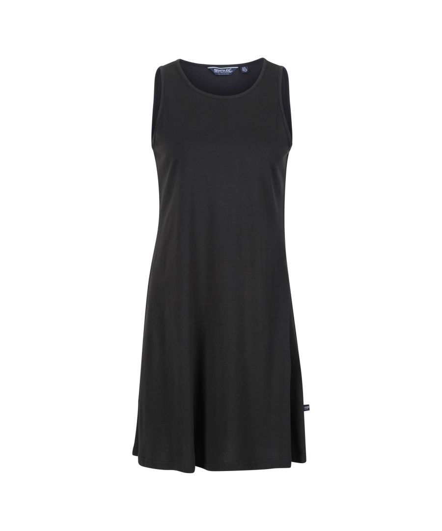 Image for Regatta Womens/Ladies Kaimana Plain Swing Dress (Black)