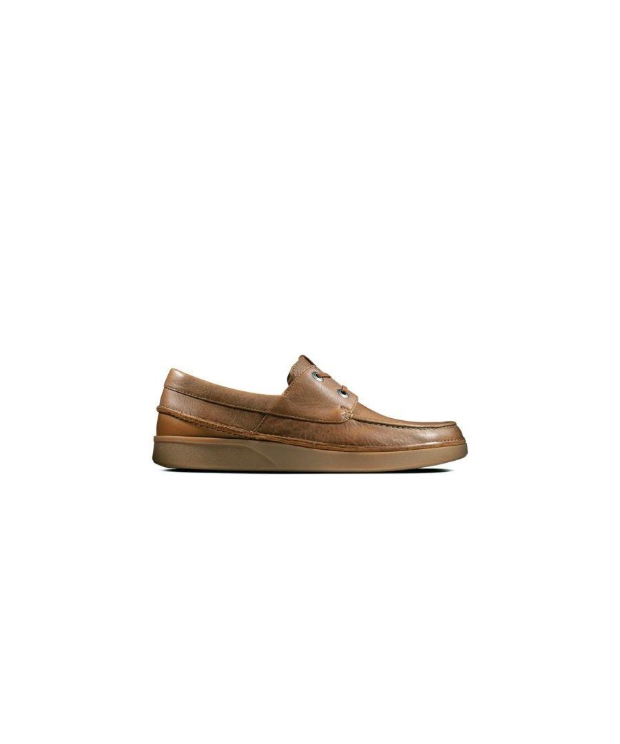 Clarks Oakland Sun Slip-On Brown Nubuck Leather Mens Shoes 261395547