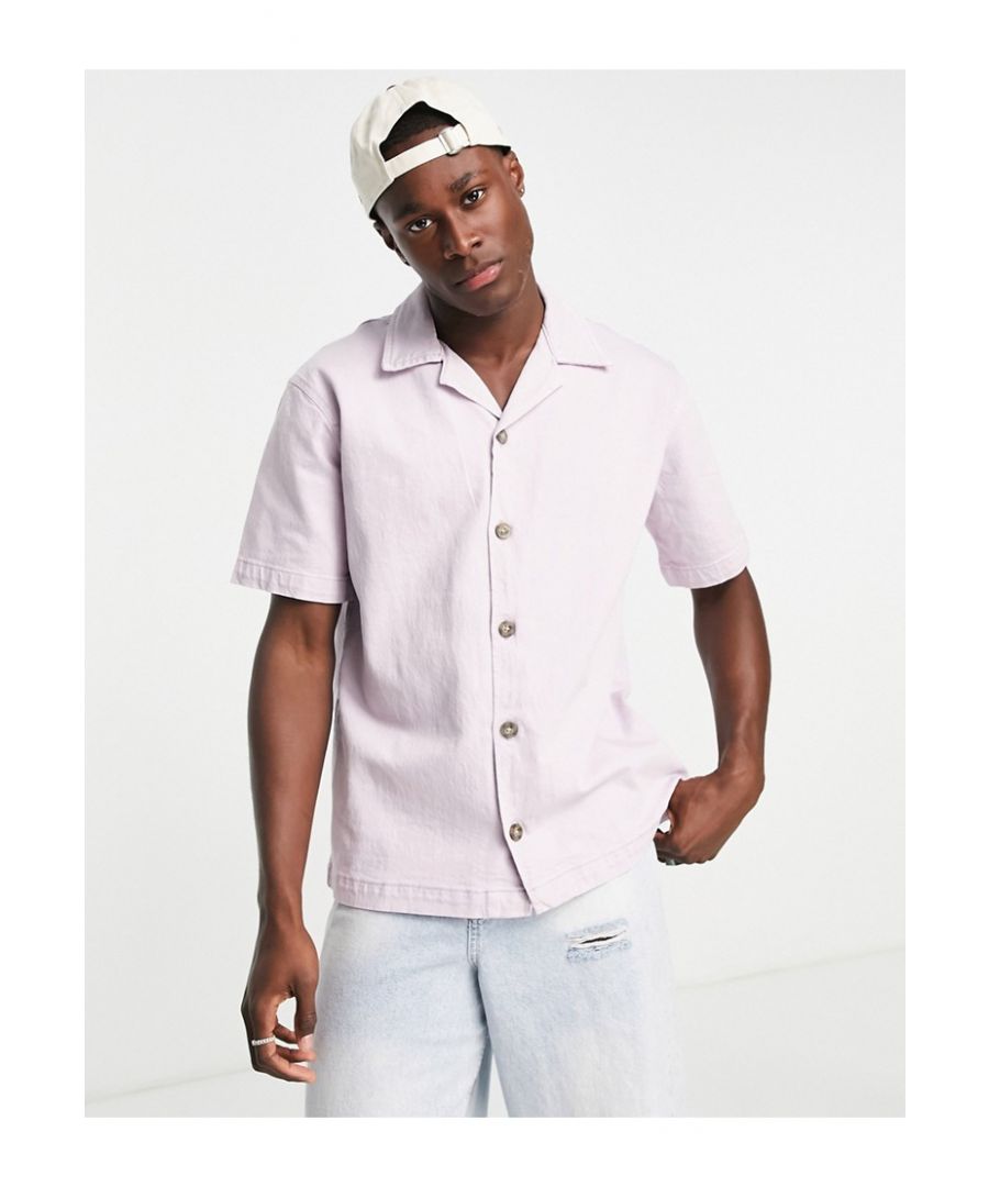 Shirts by Selected Homme Do the smart thing Revere collar Short sleeves Button placket Regular fit Sold by Asos