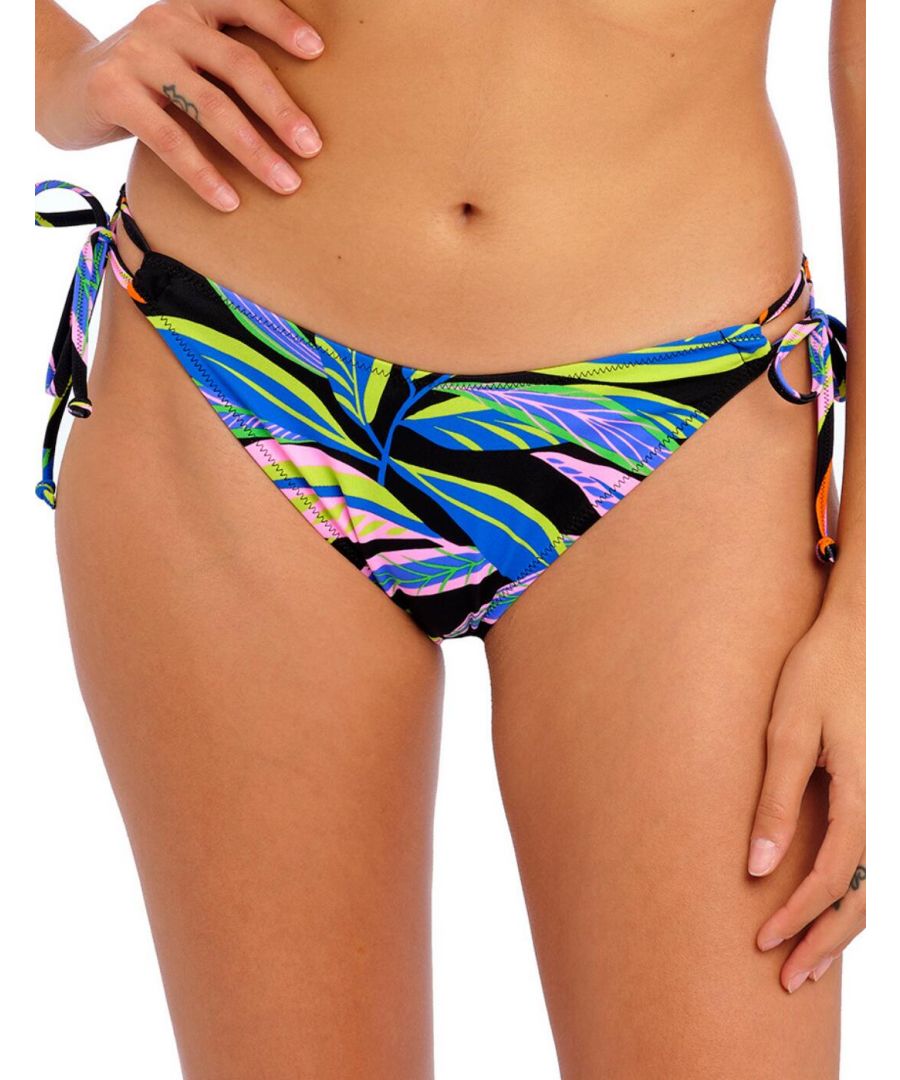 Freya Womens 204785 Desert Disco High Leg Bikini Brief - Multicolour Elastane - Size 12 UK