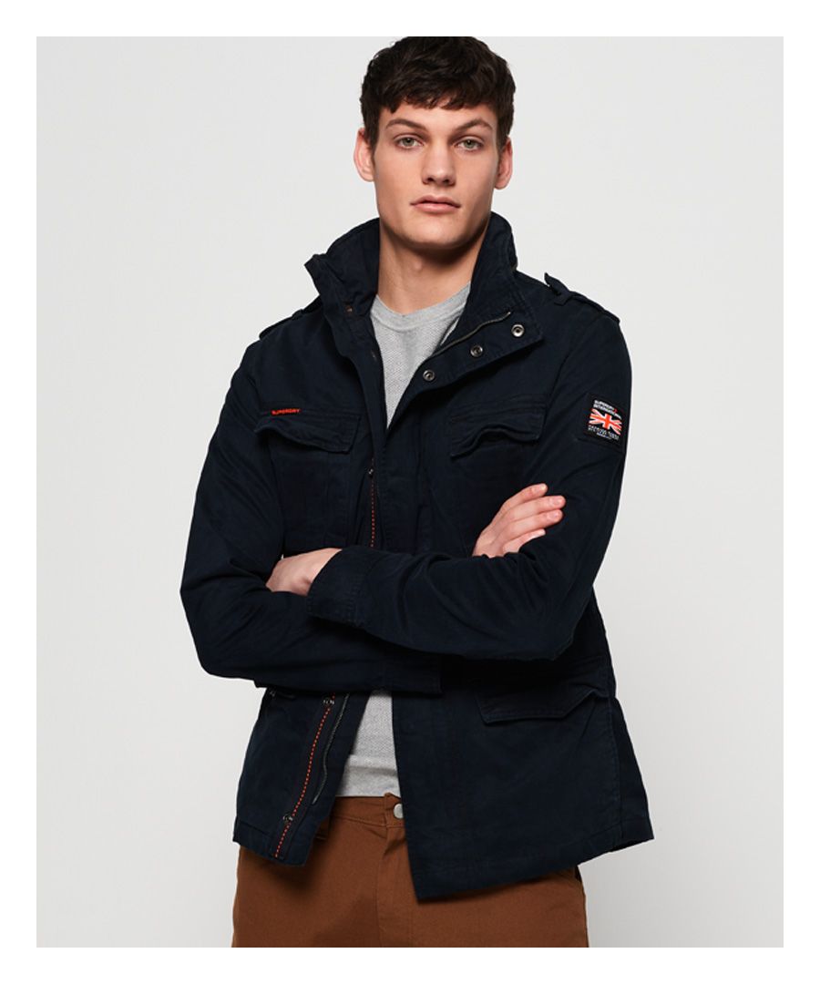 superdry mens rookie winter aviator bomber jacket military khaki