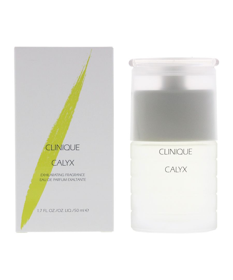 Calyx is a floral fruity fragrance for women. The iconic refreshing scent Calyx was originally launched in 1987 under the brand of Prescriptives. New, modern Calyx was re-launched by Clinique in 2013. Top notes: mandarin orange, grapefruit, passionfruit, mango, papaya, guava, green leaves. Middle notes: lily-of-the-valley, freesia, neroli, lily, jasmine, rose, marigold. Base notes: oakmoss, vetiver, sandalwood, orris root.