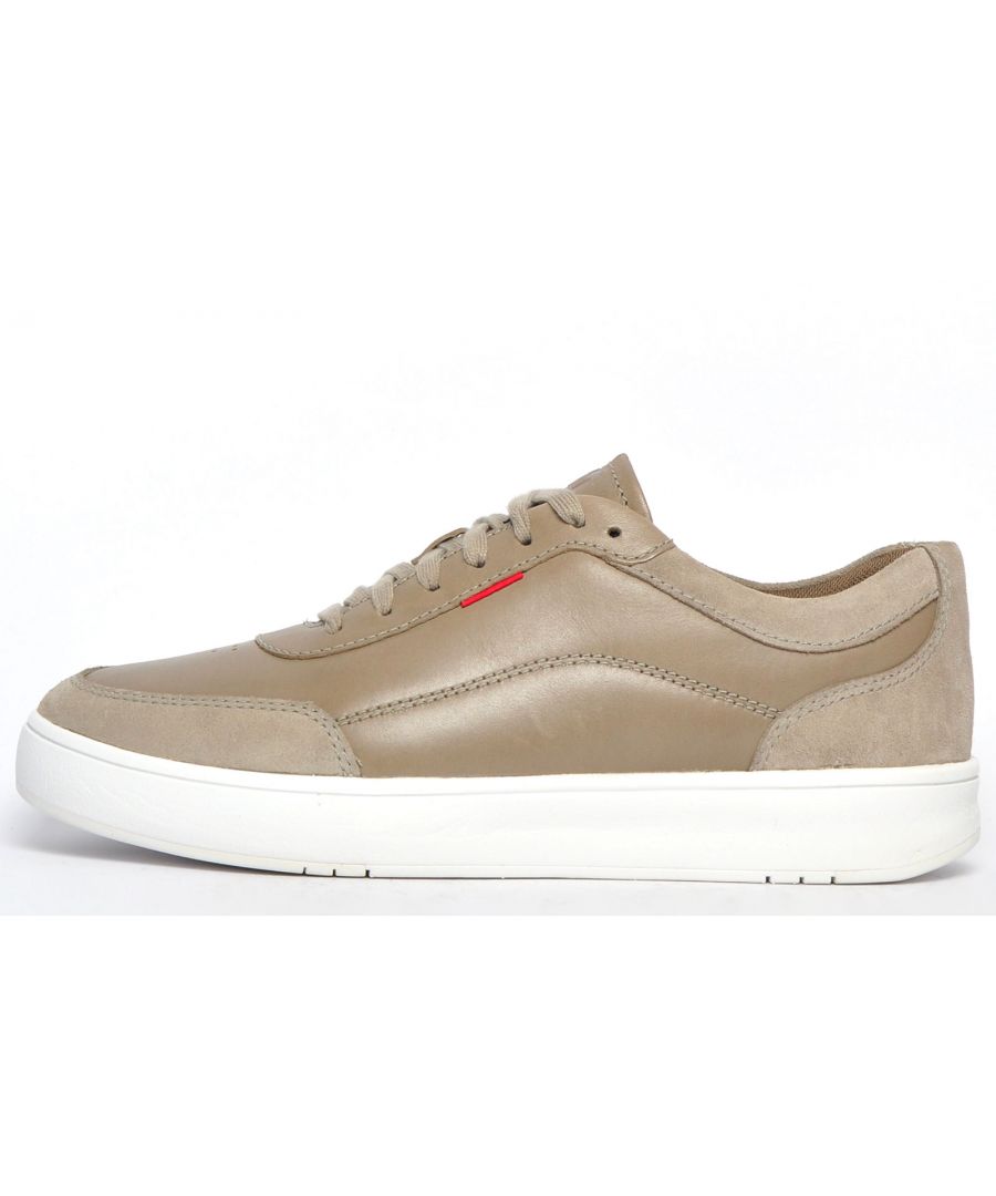The athleisure style superlight Rally X trainer from Fitflop is reworked for a slightly sportier feel.\n Constructed with a mix of smooth leather and suede with double stitching, panelling, and breathability holes.\n Featuring ultra-light, flexible Anatomicush midsoles and an Anatomically contoured footbed for maximum comfort finished with hardwearing, slip-resistant rubber pods to the outsole for additional traction.\n These Fitflop Rally X mens trainers are the ideal choice for casual wear.\n - Leather/suede mix upper.\n - Anatomically contoured footbed increases foot-to-midsole contact for maximum comfort.\n - Superlight flexible cushioning\n - Flexible Anatomicush midsoles\n - Lightweight, hardwearing, slip-resistant