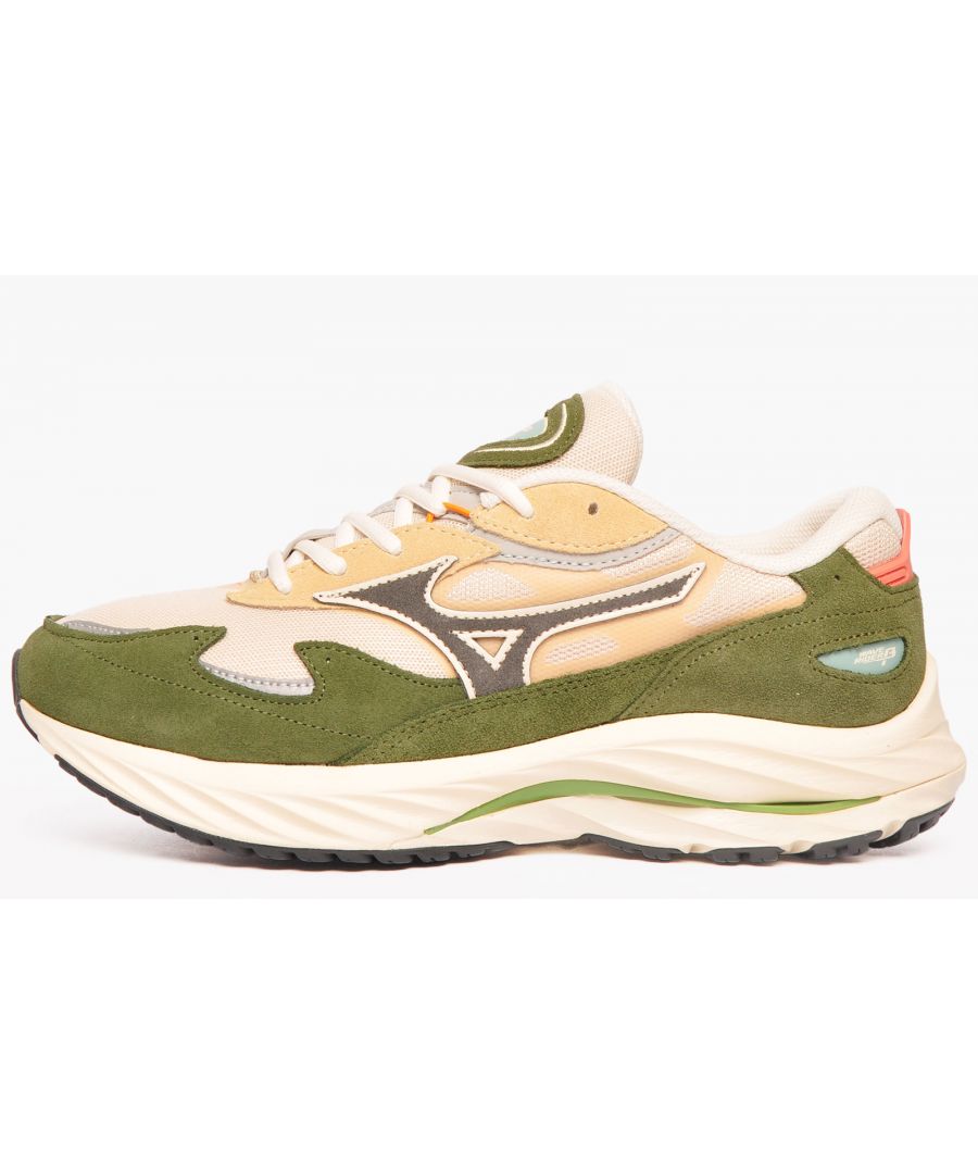 Mizuno Sportstyle Wave Rider Beta Mens - Beige - Size UK 7.5