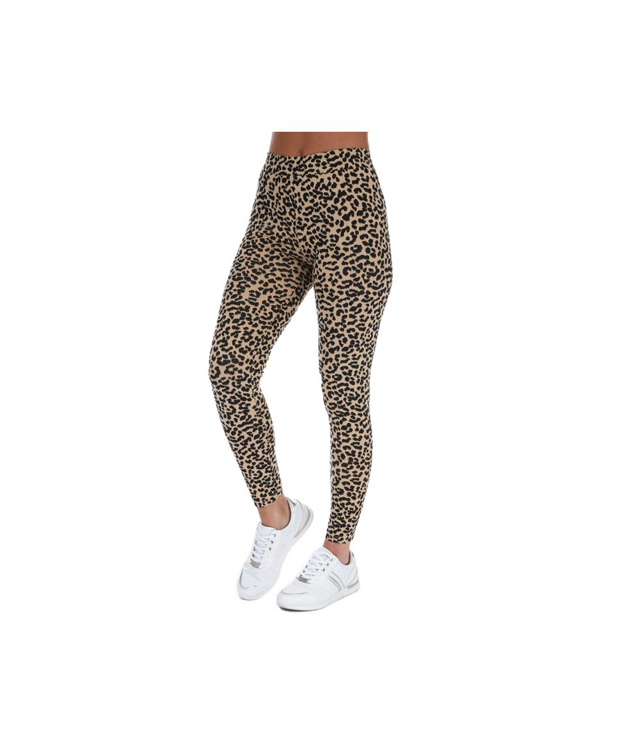 Image for Women's Only Sandra Life Leopard Print Leggings in Leopard