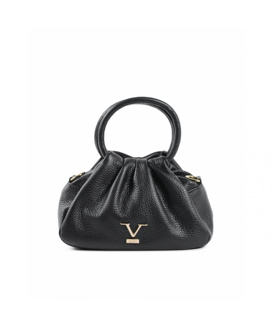 By: 19V69 Italia- Details: 10311 DOLLARO NERO- Color: Black - Composition: 100% LEATHER - Measures: 23x15x11 cm - Made: ITALY - Season: All Seasons