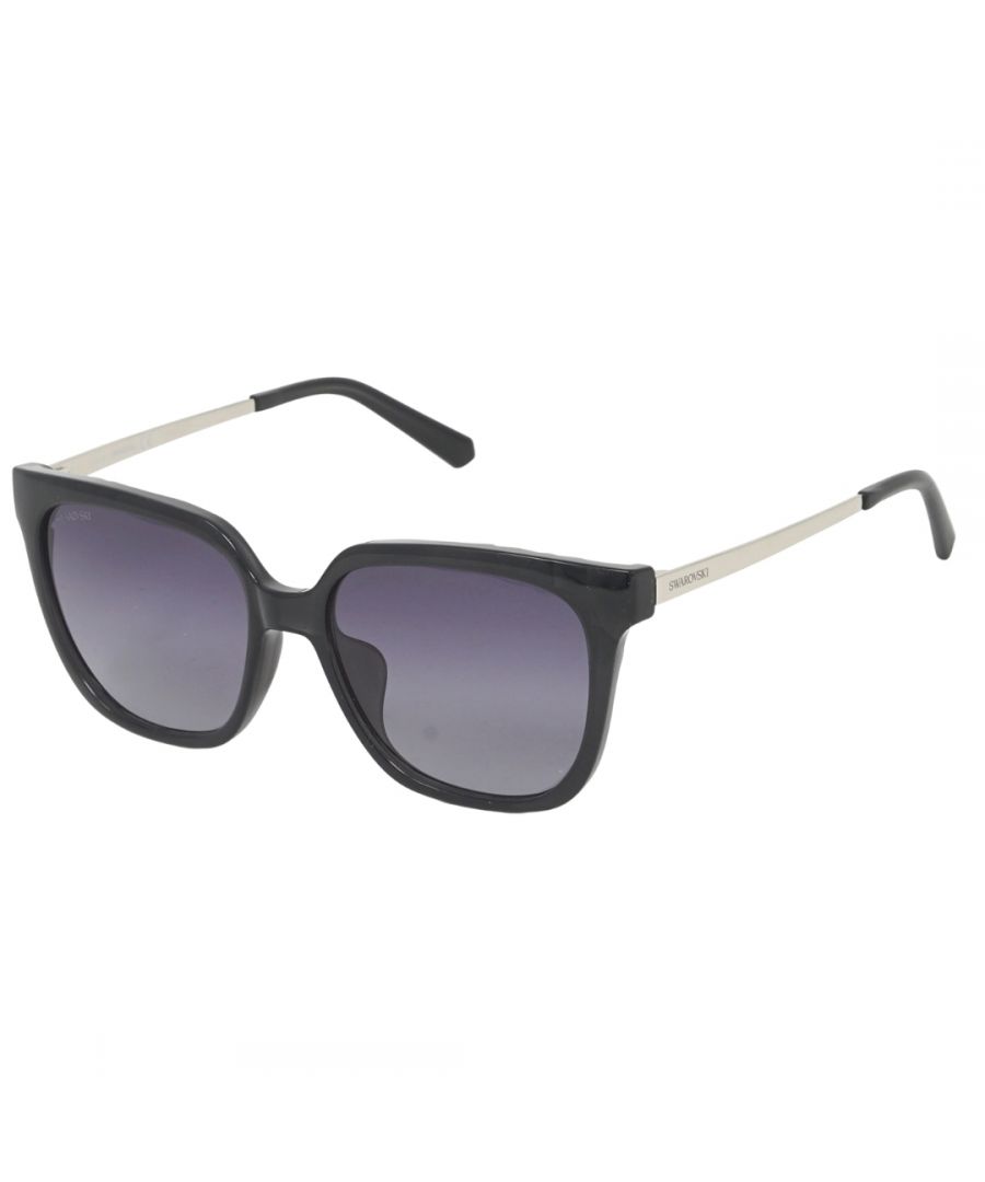 Swarovski SK0182-D 01B Sunglasses. Lens Width = 56mm. Nose Bridge Width = 17mm. Arm Length = 140mm. Sunglasses, Sunglasses Case, Cleaning Cloth and Care Instructions all Included. 100% Protection Against UVA & UVB Sunlight and Conform to British Standard EN 1836:2005