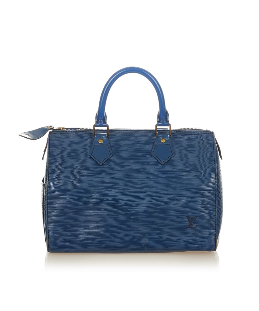 Image for Vintage Louis Vuitton Epi Speedy 25 Blue